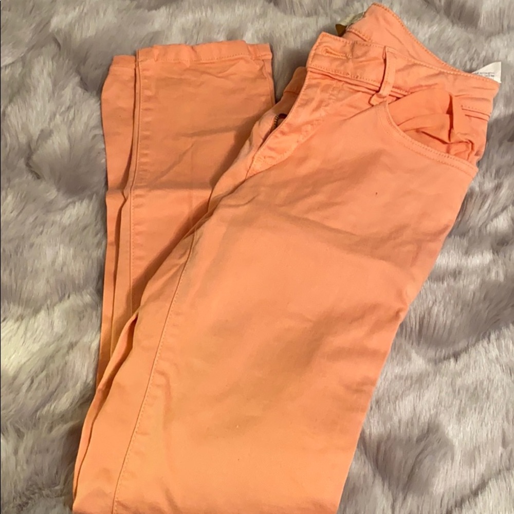 Zara tangerine jeans